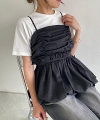 ECLAM/クラム ECLAM ギャザーバルーンビスチェ/508256114