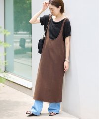 SLOBE IENA/《WEB限定/追加》ジャージジャンパースカート×5分袖 Tシャツセット/508269301