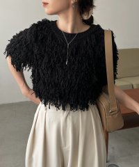 PAL OUTLET/【CAPRICIEUX LE'MAGE】ループフリンジ半袖プルオーバー/508284822