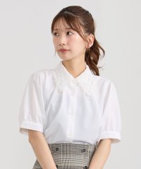 NICOLE CLUB/レースカラーブラウス/508331511