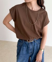 fredy emue/《セットアップ対応》タンブラー鹿の子フレンチTシャツ/508372386