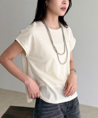 fredy emue/《セットアップ対応》タンブラー鹿の子フレンチTシャツ/508372386