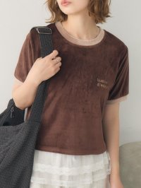 RETRO GIRL/レトロガール RETRO GIRL ベロアリンガーTEE/508379920