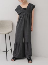 RETRO GIRL/レトロガール RETRO GIRL シャーリングサロペット/508379922