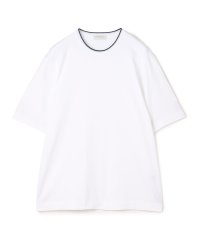 TOMORROWLAND MENS/スーピマコットン ニットコンビ ハーフスリーブカットソー/508379943