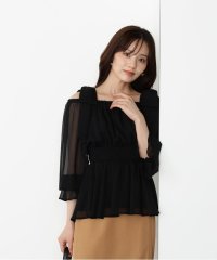 PROPORTION BODY DRESSING/ショルダーリボンシャーリングブラウス/508380053