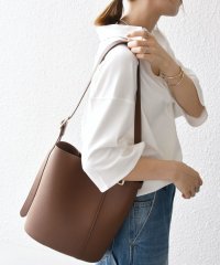 SHIPS any WOMEN/VELETTO: ポシェット付き 3WAY ワンハンドル バケツ ショルダー バッグ/508380181