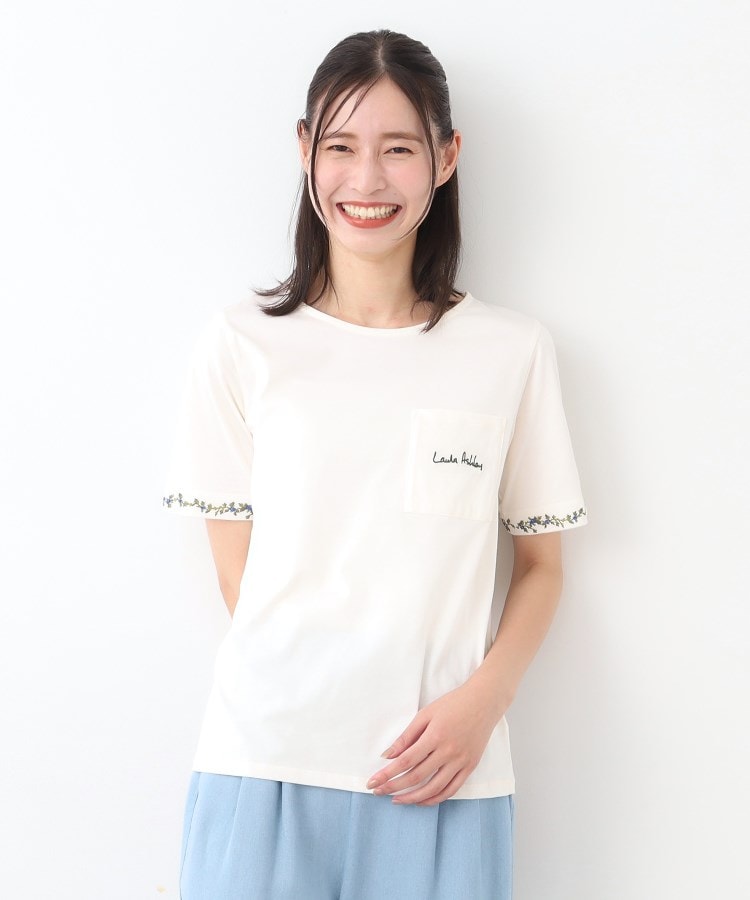 クーポン】【コットン100％／刺繍入り／3colors】エラビー