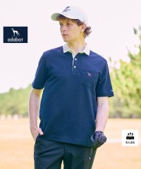 adabat/【新レーベル ADABAT NAVY】吸水速乾 サッカーストライプポロシャツ/508380535