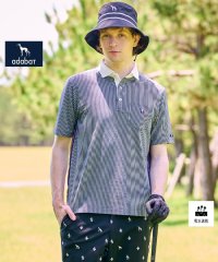 adabat/【新レーベル ADABAT NAVY】吸水速乾 サッカーストライプポロシャツ/508380535