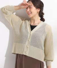 SHOO・LA・RUE　DRESKIP/シューラルー／ドレスキップ SHOO・LA・RUE/DRESKIP ラメスパンコールメッシュカーディガン/508380552