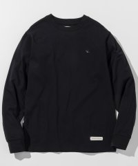 1PIU1UGUALE3 RELAX/ウノ ピゥ ウノ ウグァーレ トレ リラックス 1PIU1UGUALE3 RELAX シルバーロゴプレート シルク混 シルケットロングTシャツ 長袖Tシャツ/508380612