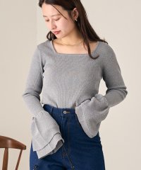 PAL OUTLET/【Kastane】フレア袖ラメプルオーバー/508380632