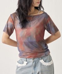 PAL OUTLET/【WHO'S WHO gallery】オフショルシアータイダイTEE/508380643