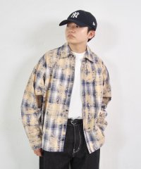 PAL OUTLET/【WHO'S WHO gallery】チェックペイントシャツ/508380649