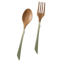 RIVERET/リヴェレット RIVERET くすみカラー カトラリーセット スプーン フォーク 2点セット 竹製 食洗機対応 日本製 グレー ブラウン ブルー グリーン ピン/508380660