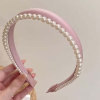 shoppinggo/ショッピングゴー shoppinggo カチューシャ パール 2連カチューシャ ヘアアクセサリー重ね付け風 レディース キッズ まとめ髪 ヘアバンド/508380739