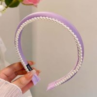 shoppinggo/ショッピングゴー shoppinggo カチューシャ パール 2連カチューシャ ヘアアクセサリー重ね付け風 レディース キッズ まとめ髪 ヘアバンド/508380739