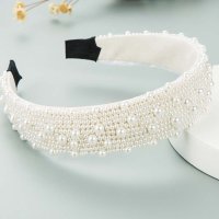 shoppinggo/ショッピングゴー shoppinggo カチューシャ パール 幅広 大人 ヘアバンド ヘッドアクセサリー シック 細め 結婚式 二次会 ウェディング ストーン /508380740