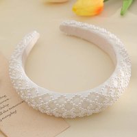 shoppinggo/ショッピングゴー shoppinggo カチューシャ パール 幅広 大人 ヘアバンド ヘッドアクセサリー シック 細め 結婚式 二次会 ウェディング 発表会 卒/508380741