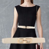 shoppinggo/ショッピングゴー shoppinggo ゴムベルト バックル付レディース 幅広 太ベルト 細見え ラクチン おしゃれ サッシュベルト オールシーズン 韓国風 上/508380742