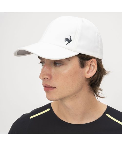 LE COQ SPORTIF】タグつきストライプキャップ - メルカリ