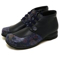 Flowery Chou Chou/フローリー シュシュ Flowery Chou Chou FloweryChouChou～フローリーシュシュ～・フラワープリントレースアップ本革ショートブーツ【/508380957