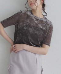 ECLAM/クラム ECLAM シアーベロアカットソー/508380984