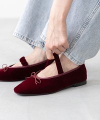 Menue/メヌエ Menue ギャザーストラップ バレエシューズ/508381001