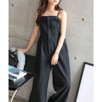 KOBE LETTUCE/コウベレタス KOBE LETTUCE [ Petitle / プチレ ] キャミストラップビスチェ風デニムサロペット【プチ】 [E3508]/508381052