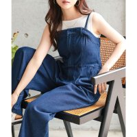 KOBE LETTUCE/コウベレタス KOBE LETTUCE [ Petitle / プチレ ] キャミストラップビスチェ風デニムサロペット【プチ】 [E3508]/508381052