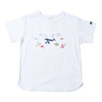 petit main/プティマイン petit main 海の生き物刺繍半袖Tシャツ/508381173