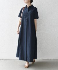 SHIPS any WOMEN/《予約》SHIPS any:〈洗濯機可能〉タイプライター スキッパー フレア シャツ ワンピース/508381211