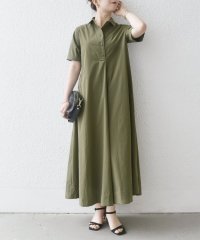 SHIPS any WOMEN/《予約》SHIPS any:〈洗濯機可能〉タイプライター スキッパー フレア シャツ ワンピース/508381211