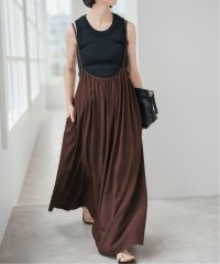 Spick & Span/ストラップギャザースカート/508381217