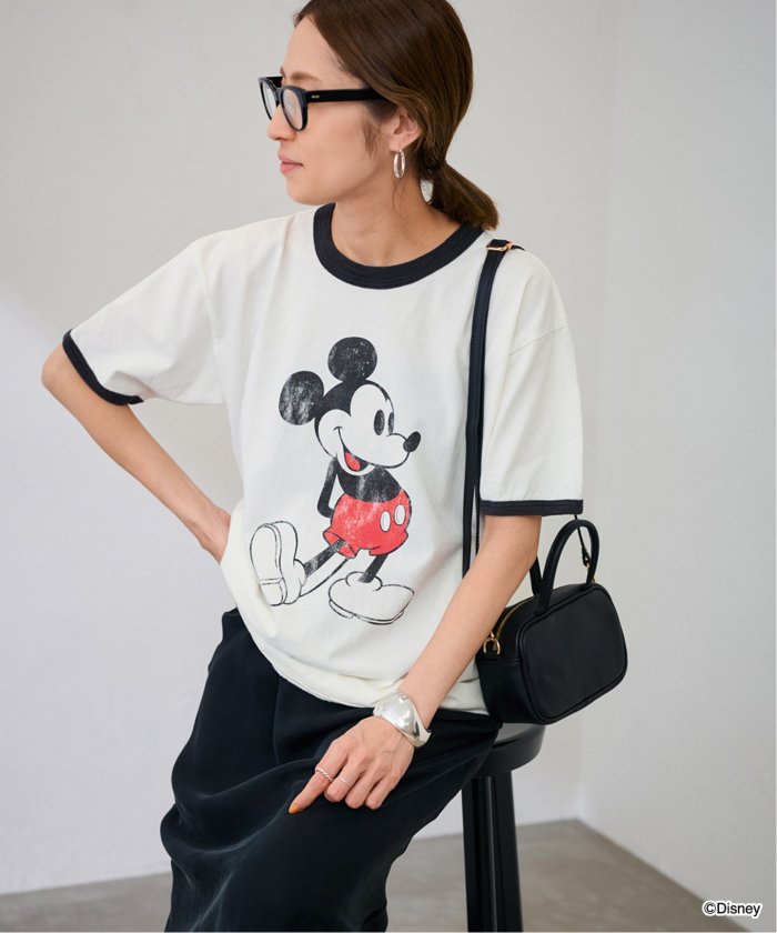フレームワーク　ジョンブル MICKEY MOUSE T Embroidery FRAMeWORK tシャツ JOHNBULL/ジョンブル 「MICKEY MOUSE」 T