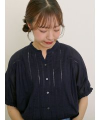 Samansa Mos2/サマンサ モスモス Samansa Mos2 インドピンタック+はしごレースブラウス/508381360