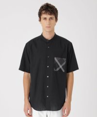 BLACK LABEL CRESTBRIDGE/【一部店舗限定】コットンリネンバンドカラーシャツ/508381364