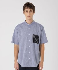 BLACK LABEL CRESTBRIDGE/【一部店舗限定】コットンリネンバンドカラーシャツ/508381364