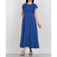 STYLEBLOCK/スタイルブロック STYLEBLOCK リネンタッチフレンチスリーブギャザーワンピース/508381866