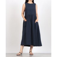 FINE (Rename)/ファイン FINE 麻ギャザーワンピース/508381893