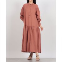 FINE (Rename)/ファイン FINE 綿ロー切替ロングギャザーワンピース/508381904
