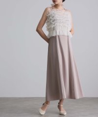 PourVous/プールヴー PourVous ロング&ノースリーブフォーマルシャーリングチュール2点セットAラインセレモニー結婚式二次会パーティードレスオケージョンドレス同窓会/508382008