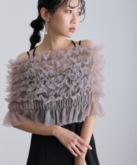 PourVous/プールヴー PourVous ロング&ノースリーブフォーマルシャーリングチュール2点セットAラインセレモニー結婚式二次会パーティードレスオケージョンドレス同窓会/508382008