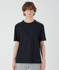 BLACK LABEL CRESTBRIDGE/ショルダーチェックハニカムTシャツ/508349029