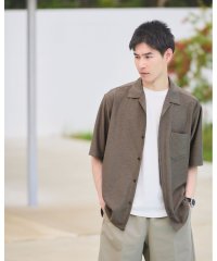 green label relaxing/ドライ ジャージ ジャストルーズ オープンカラー シャツ －ストレッチ・吸水速乾－/508355294
