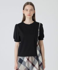 BLUE LABEL CRESTBRIDGE/コンパクトピマスムースコンビTシャツ/508378372