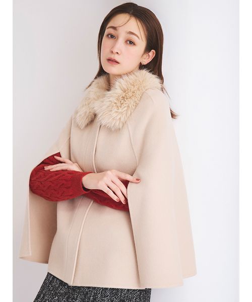CELFORD エコファー ケープ ベージュ　テーブルランナー CELFORD セルフォード エコファーケープ ベージュ/FREE｜結婚式