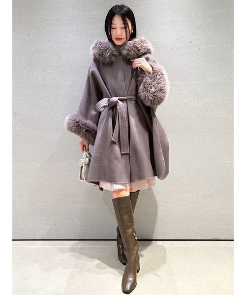 新品♡新作♡未使用♡CELFORD ファーポンチョコート CELFORD｜ファーポンチョコート | Rakuten Fashion(楽天