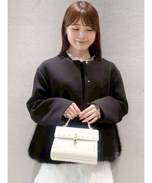 【値下げ不可】CELFORD セルフォード 裾ファーブルゾン OWHT 38 Amazon.co.jp: [セルフォード] 裾ファーブルゾン CWFJ244031